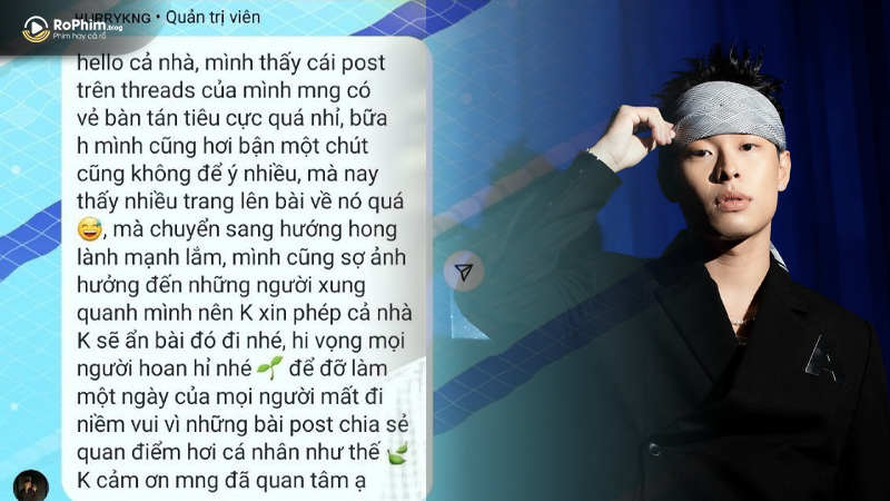 HURRYKNG đã lên tiếng sau khi vấp phải chỉ trích