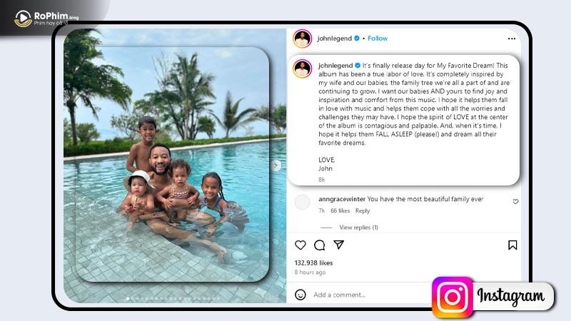 My Favorite Dream bắt nguồn từ một video anh chia sẻ trên Instagram,