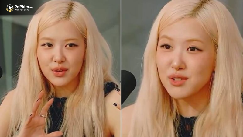 Hình ảnh tươi tắn của Rosé trong buổi phỏng vấn của chương trình Hot Ones