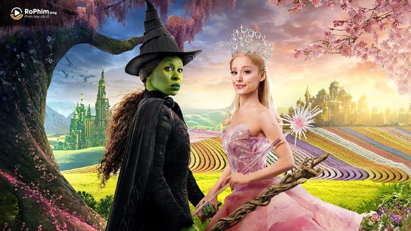 Câu chuyện của Wicked dẫn dắt người xem đến cuộc phiêu lưu kỳ ảo về các phù thủy