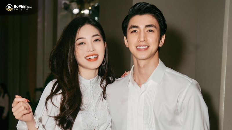 Á hậu Phương Nga và ông xã Bình An