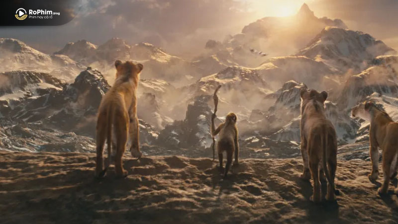 Kỹ xảo cùng bối cảnh hoành tráng trong Mufasa: The Lion King