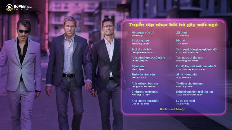 Danh sách các bản “hit” quen thuộc của Michael Learns To Rock