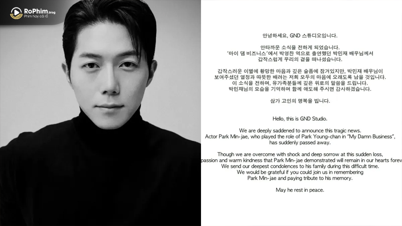 Park Min Jae - nam diễn viên quen thuộc với khán giả trong nhiều bộ phim truyền hình nổi tiếng