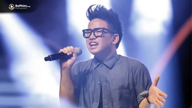 Thể Thiên cực tự tin khi thể hiện ca khúc ‘Bay’ trong Vietnam’s Got Talent khi mới 14 tuổi