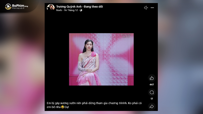 Trương Quỳnh Anh đính chính tin đồn cô mang thai lần 2