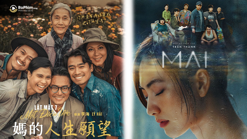 Poster phim Mai và Lật Mặt 7: Một Điều Ước – đề cử phim điện ảnh của năm tại WeChoice Awards 2024.