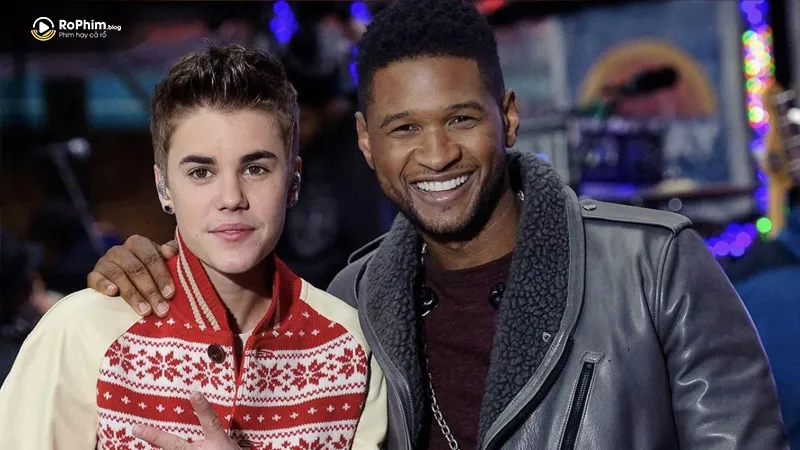 Justin Bieber và Usher - người đã dẫn dắt anh vào con đường âm nhạc